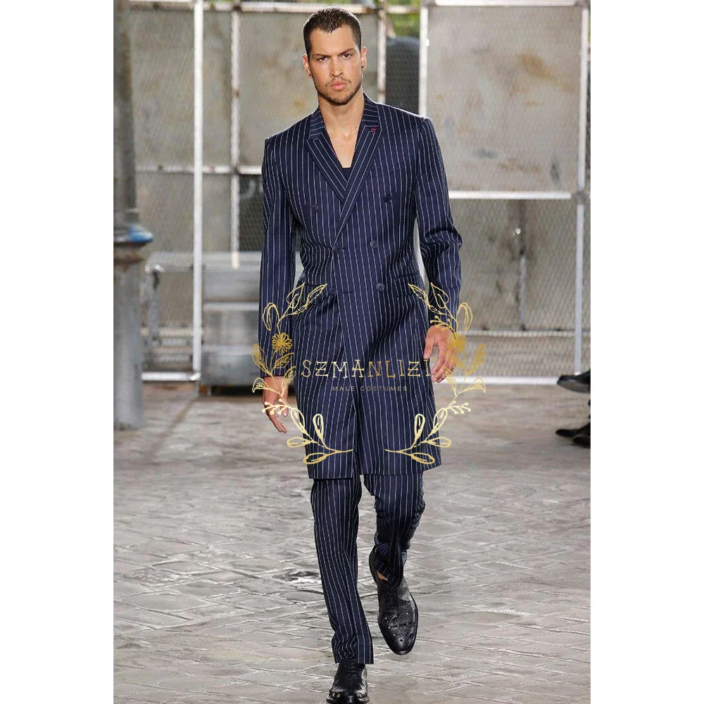 Men Formal Wear Blue - Formal Men's Suit 2 Pieces Navy