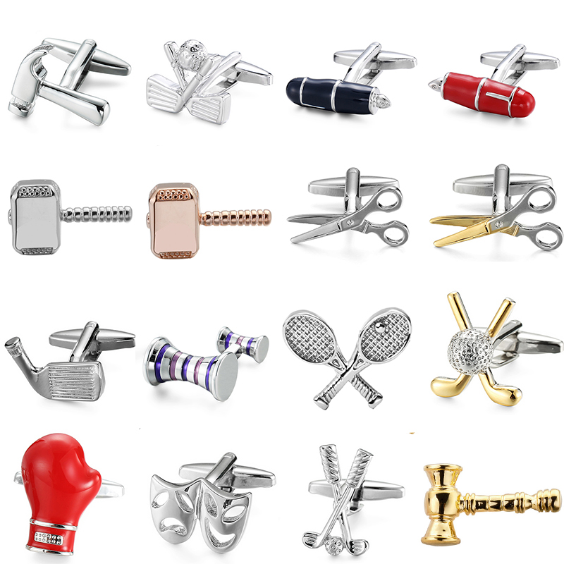 Formal Wear Gloves Men - High quality pens hammers masks cufflinks