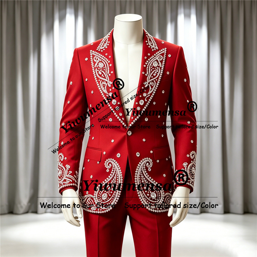 Sparkly Jewelry Stones Ornamen - đánh giá và giá Men'S Formal Wear Attire