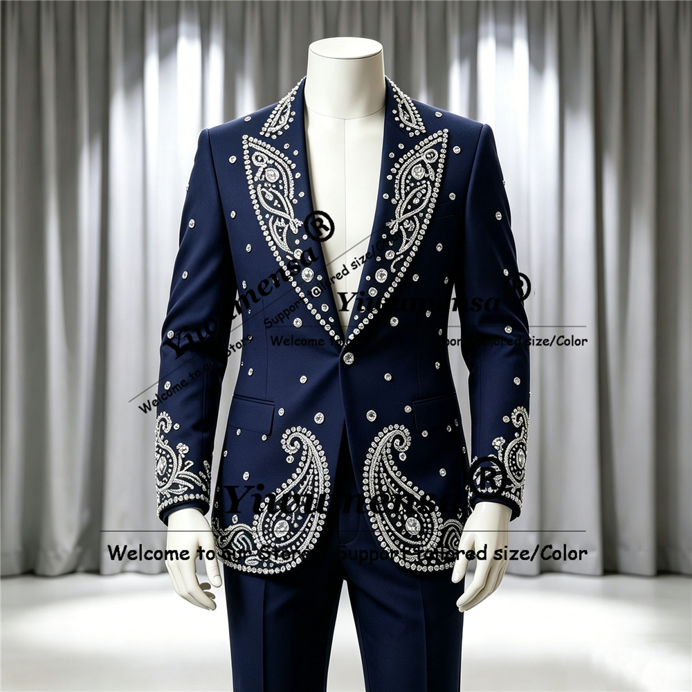 Sparkly Jewelry Stones Ornamen - đánh giá và giá Men'S Formal Wear Attire