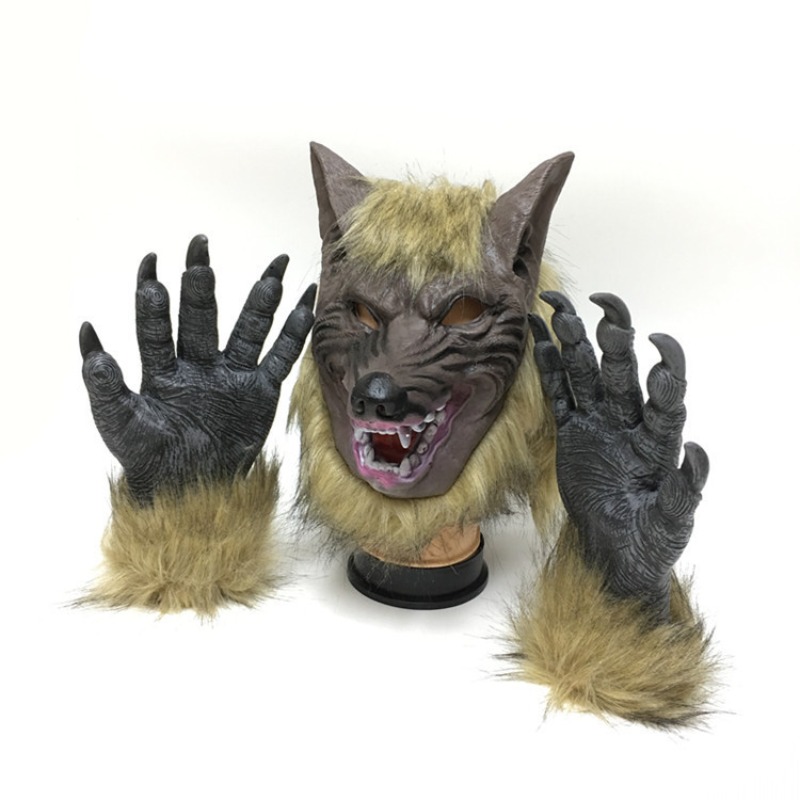 Halloween Wolf Head Mask and G - đánh giá và giá Formal Wear Gloves Men