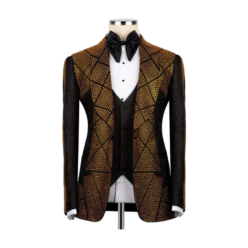 Gold Beads Men Suit Attire For - đánh giá và giá Men'S Formal Wear Attire