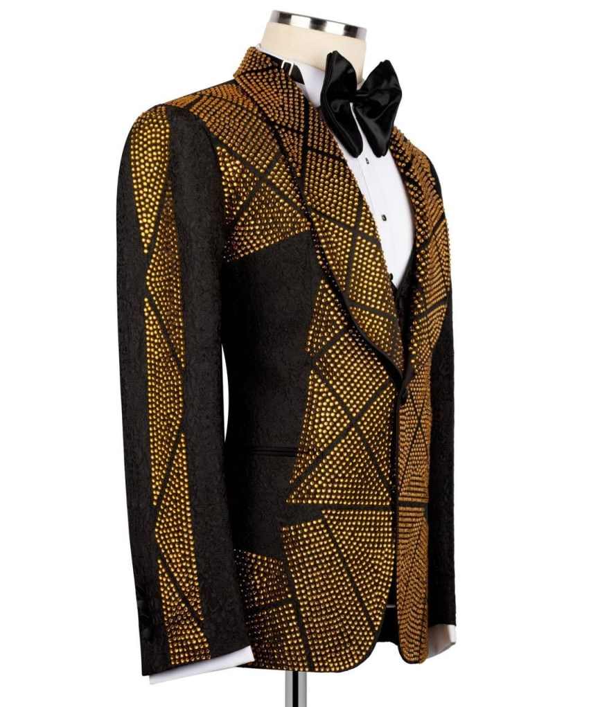Gold Beads Men Suit Attire For - đánh giá và giá Men'S Formal Wear Attire
