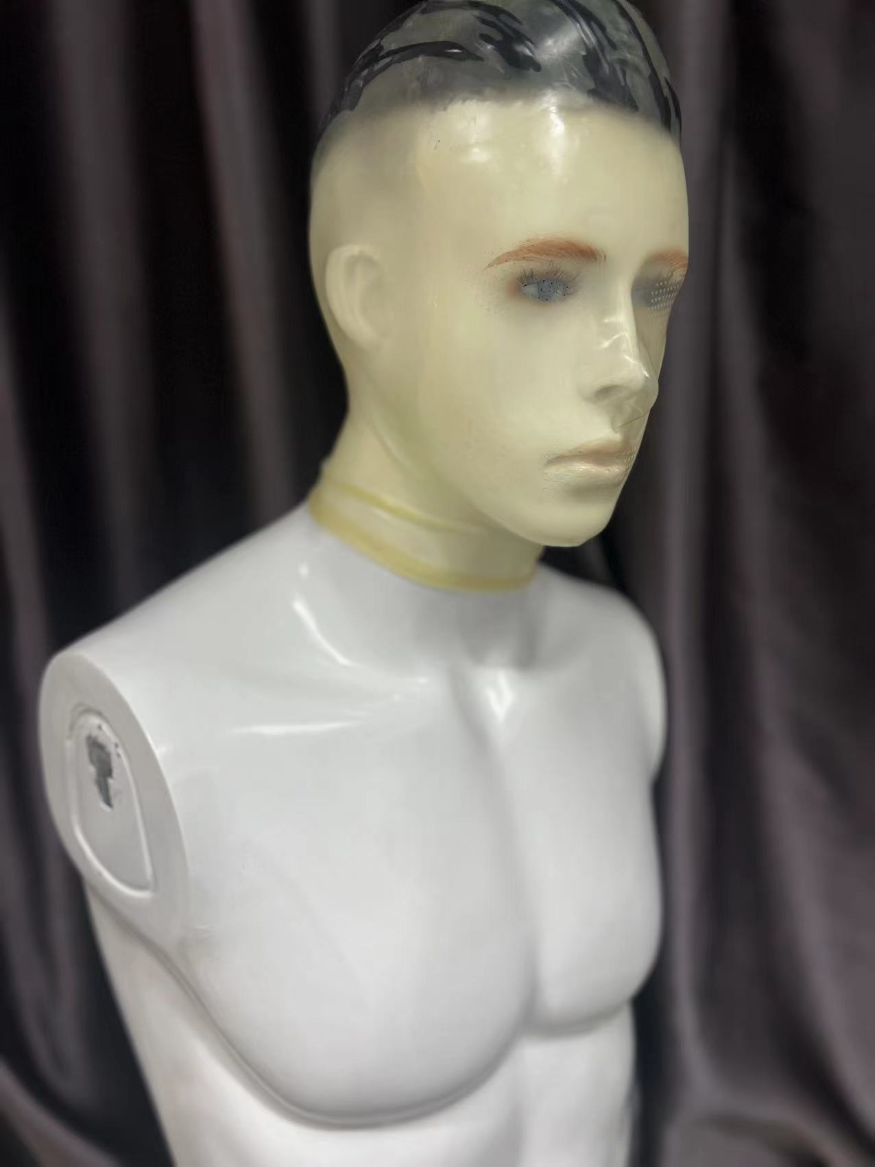 latex fetish man gloves  rubbe - đánh giá và giá Men Formal Wear Vest
