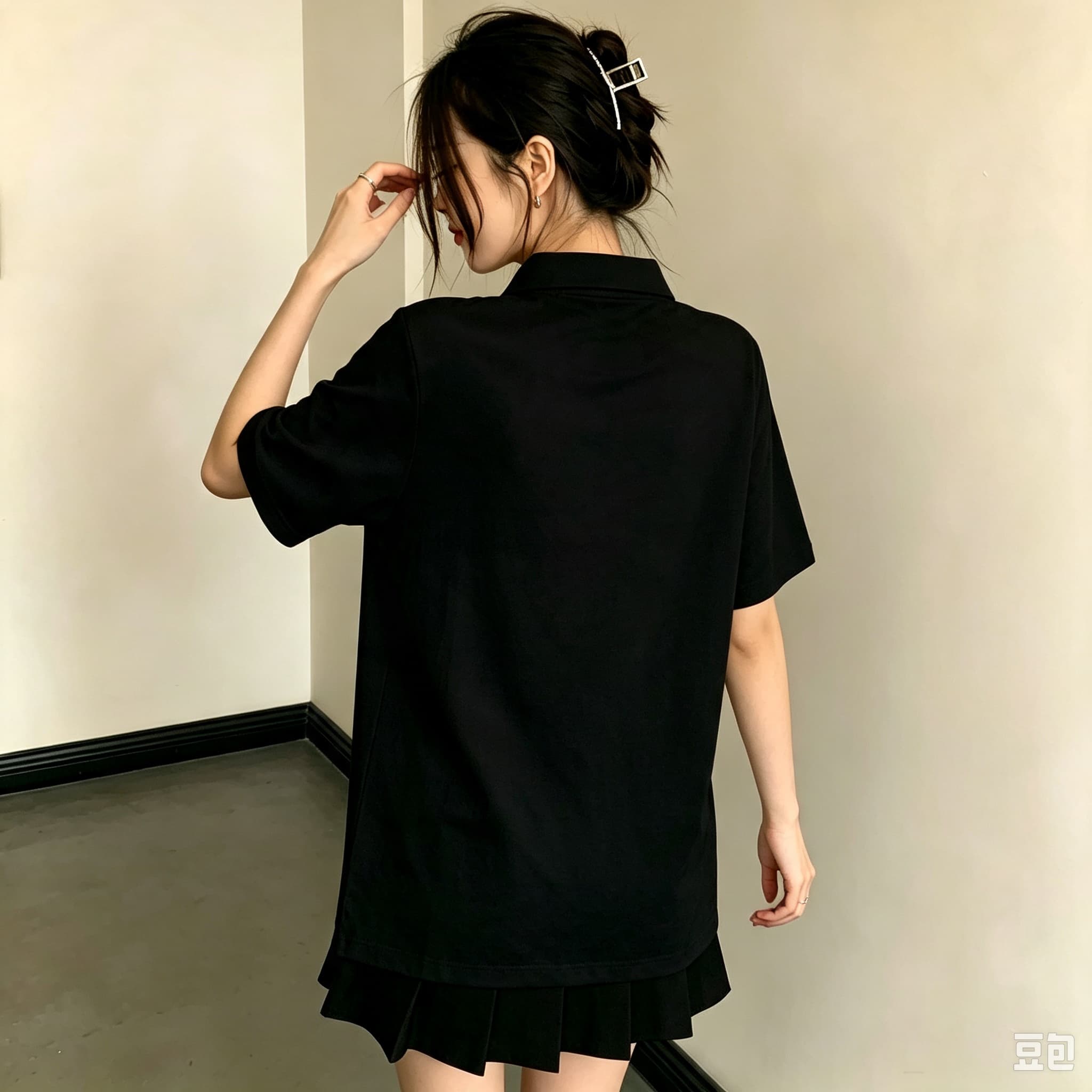 Casual Black Unisex Polo Blous - đánh giá và giá Men Formal Wear All Black