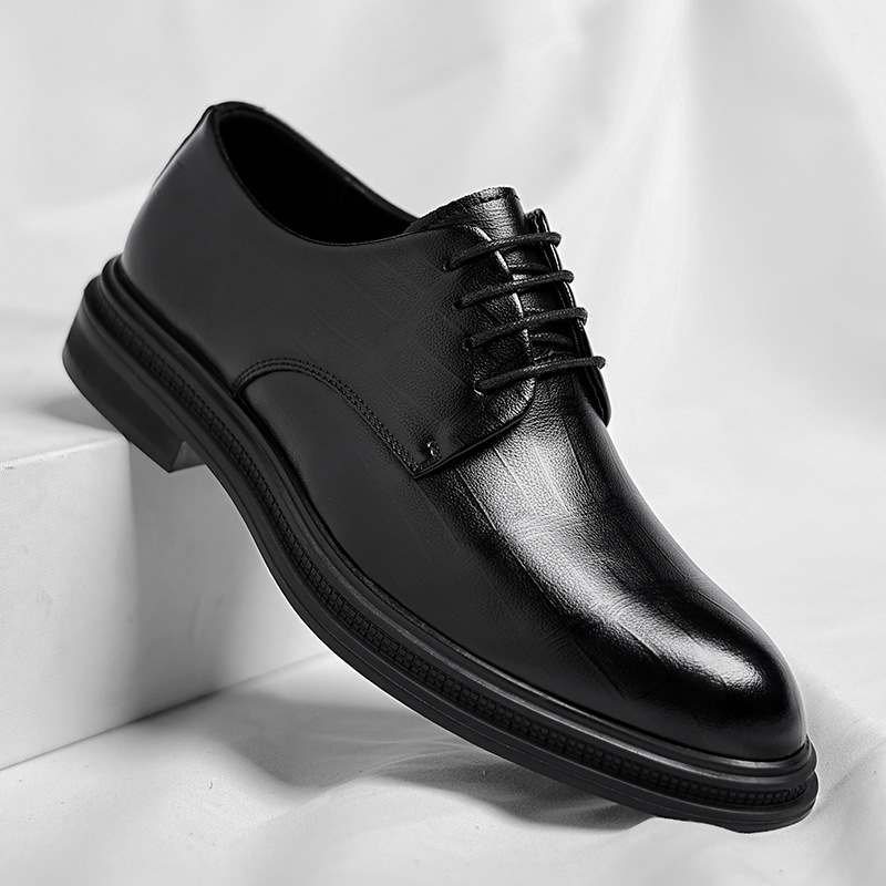 Mens Black Textured Leather Po - đánh giá và giá Men Formal Wear All Black