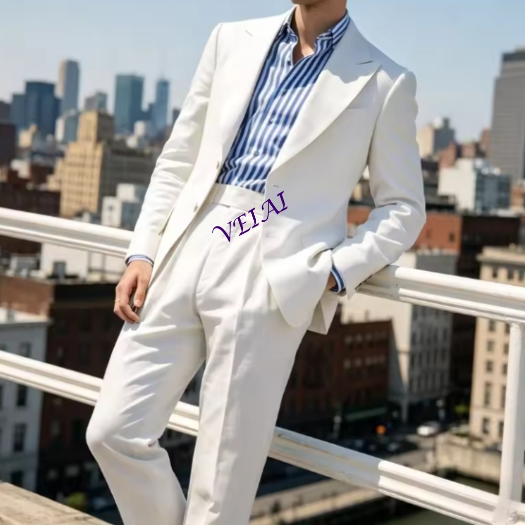 Summer Sage Green Linen 2-Piec - đánh giá và giá Men'S Relaxed Formal Wear