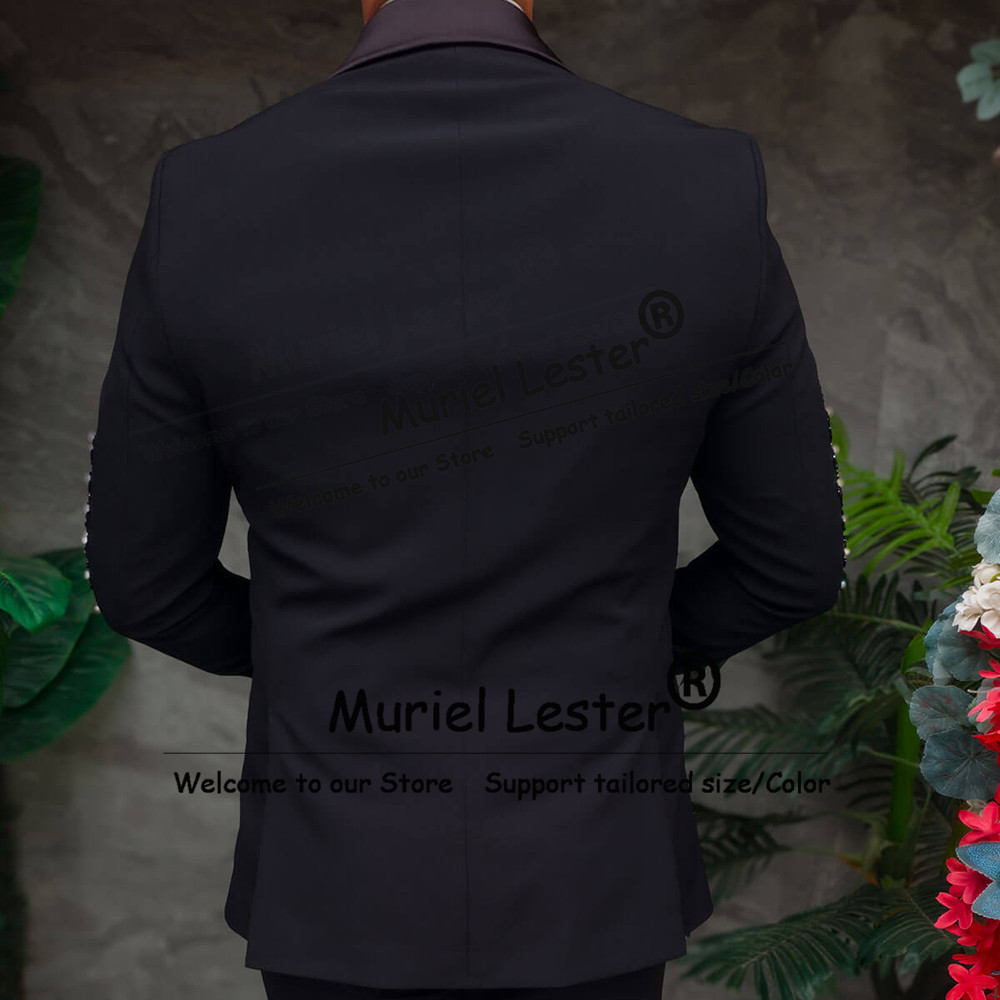 Sparkly Crystals Beaded Suits  - đánh giá và giá Men'S Formal Wear Attire