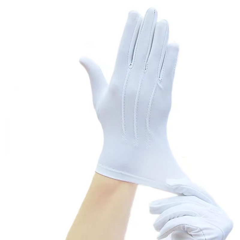 4PCS White Cotton Gloves Men F - đánh giá và giá Formal Wear Gloves Men