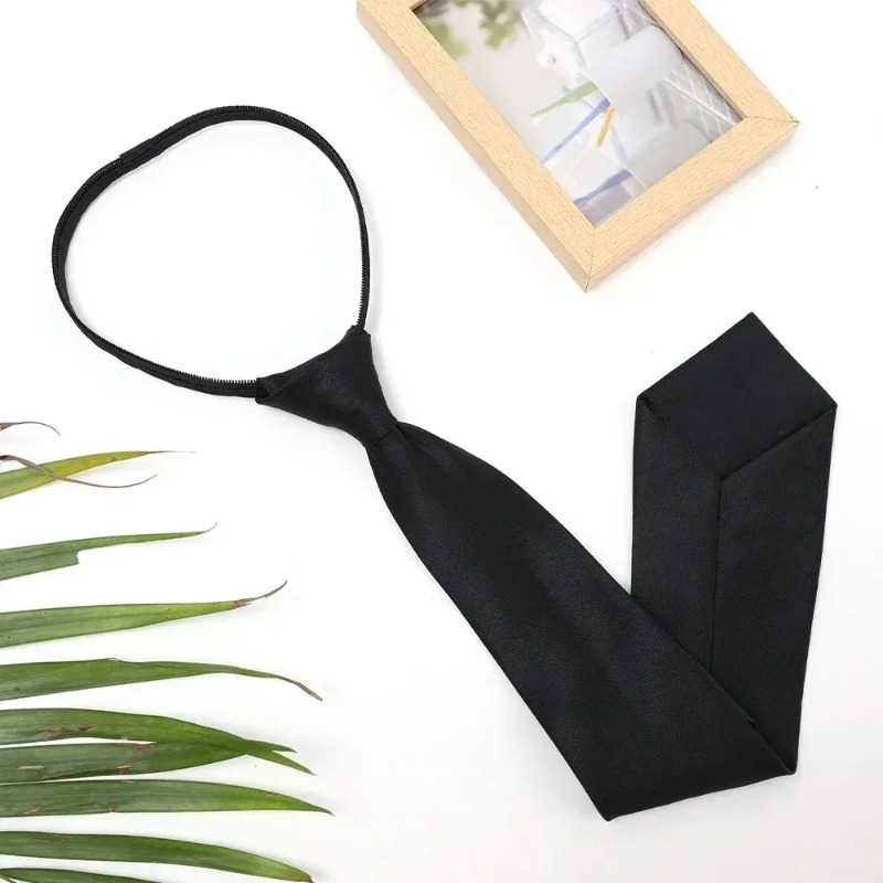 Matte Black Clip On Neck Tie U - đánh giá và giá Men'S Formal Wear For Funeral